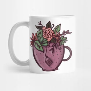 Floral Tea Cup Mug